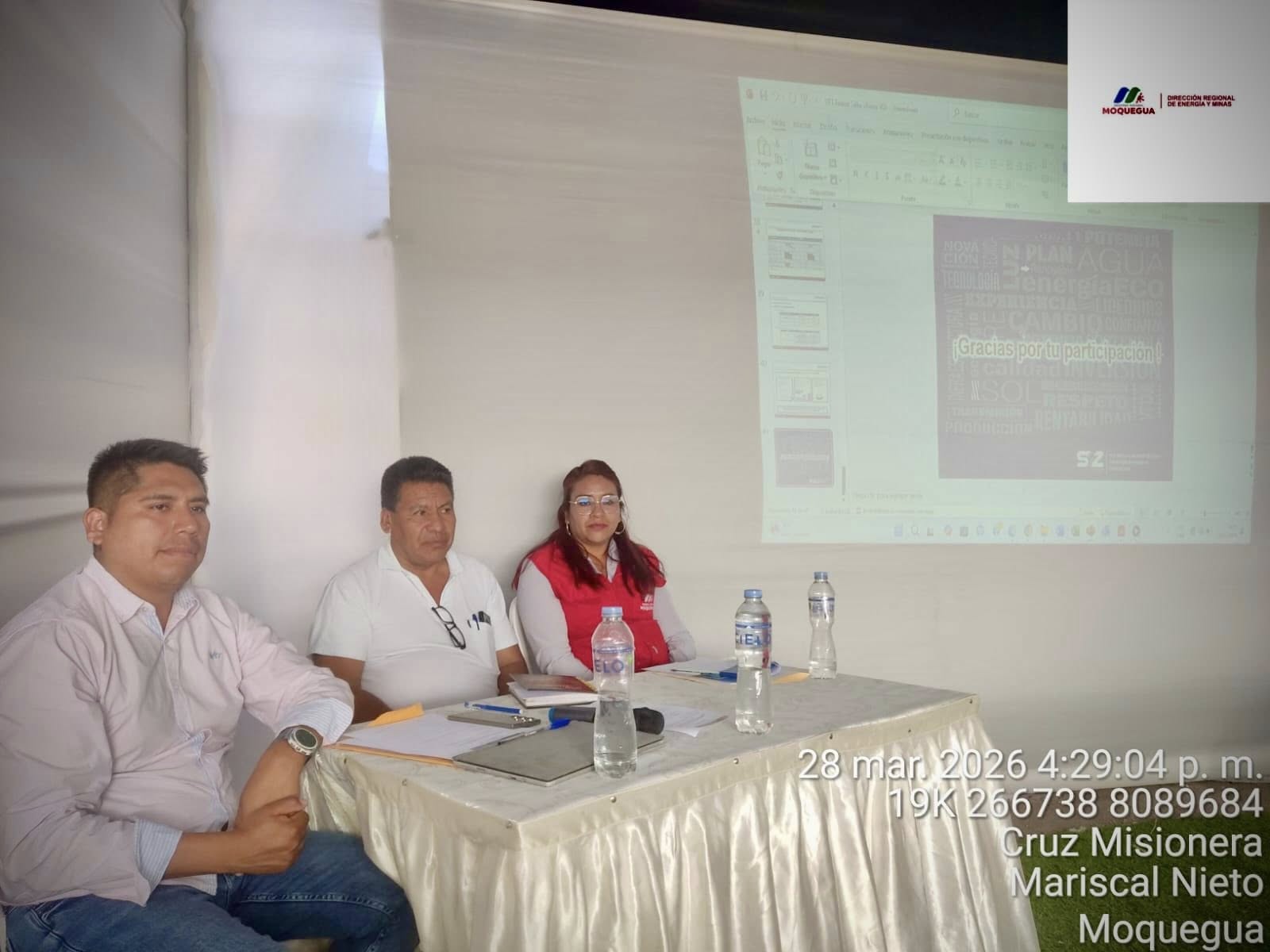 Participacion en el taller participativo previo al inicio de la elaboración del Estudio de Impacto Ambiental Semidetallado (EIA-SD)