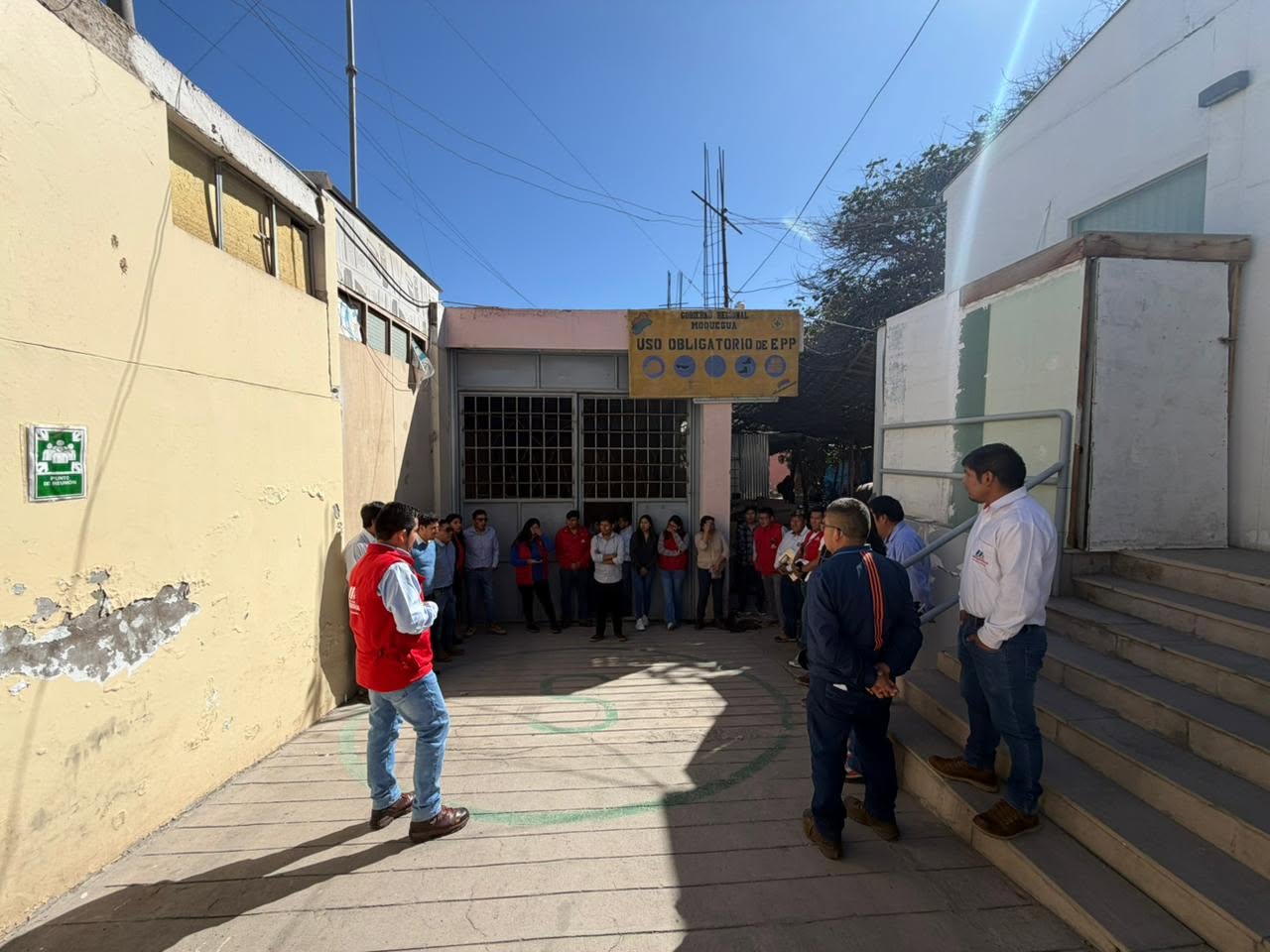 La DREM Moquegua presente en el Simulacro Nacional Multipeligro 2026